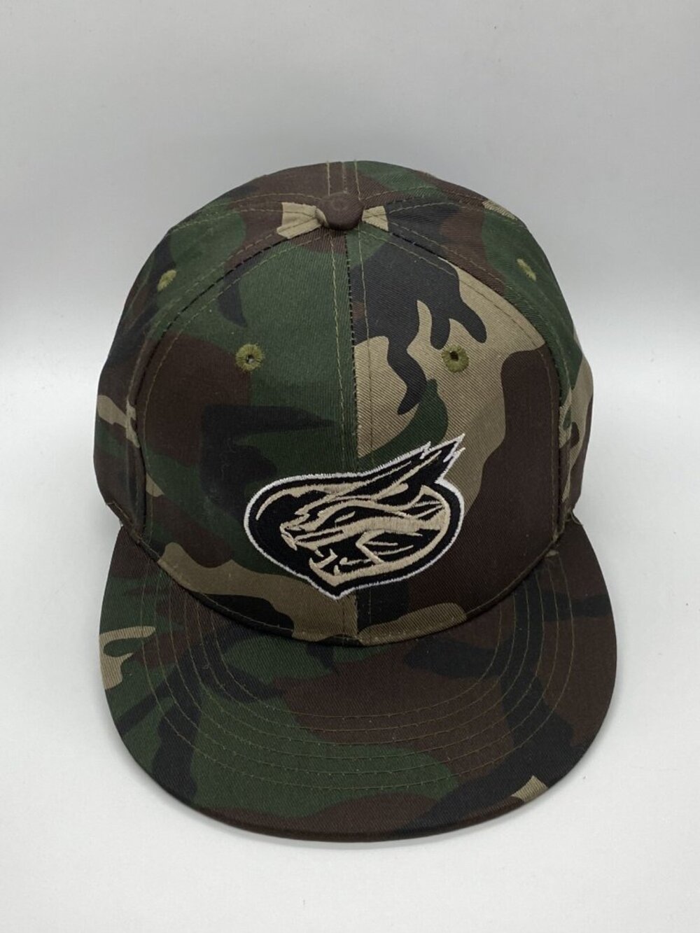 Lynchburg Hillcats Camo Baseball Hat Adjustable Promo Bank of the James